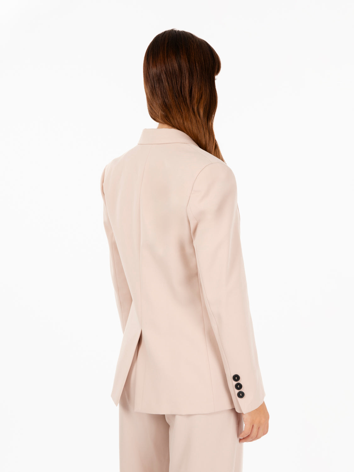 Blazer monopetto cipria