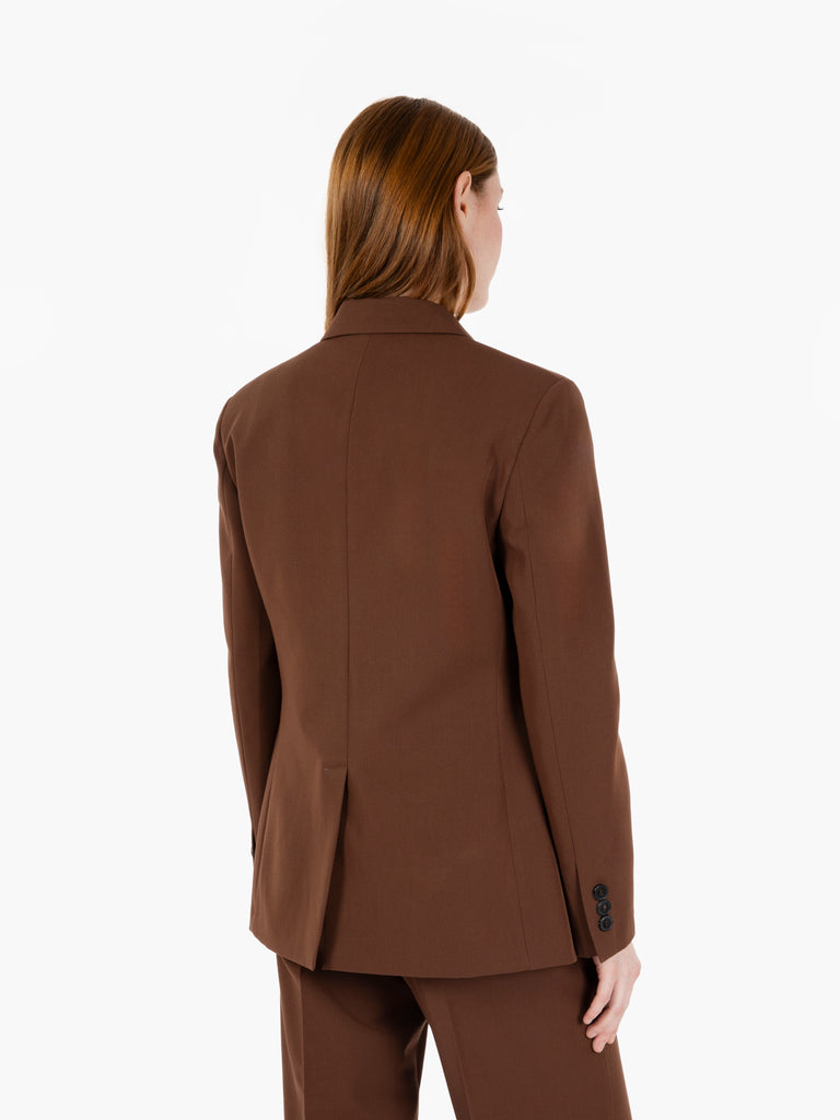 VICOLO - Blazer rever a punta moro