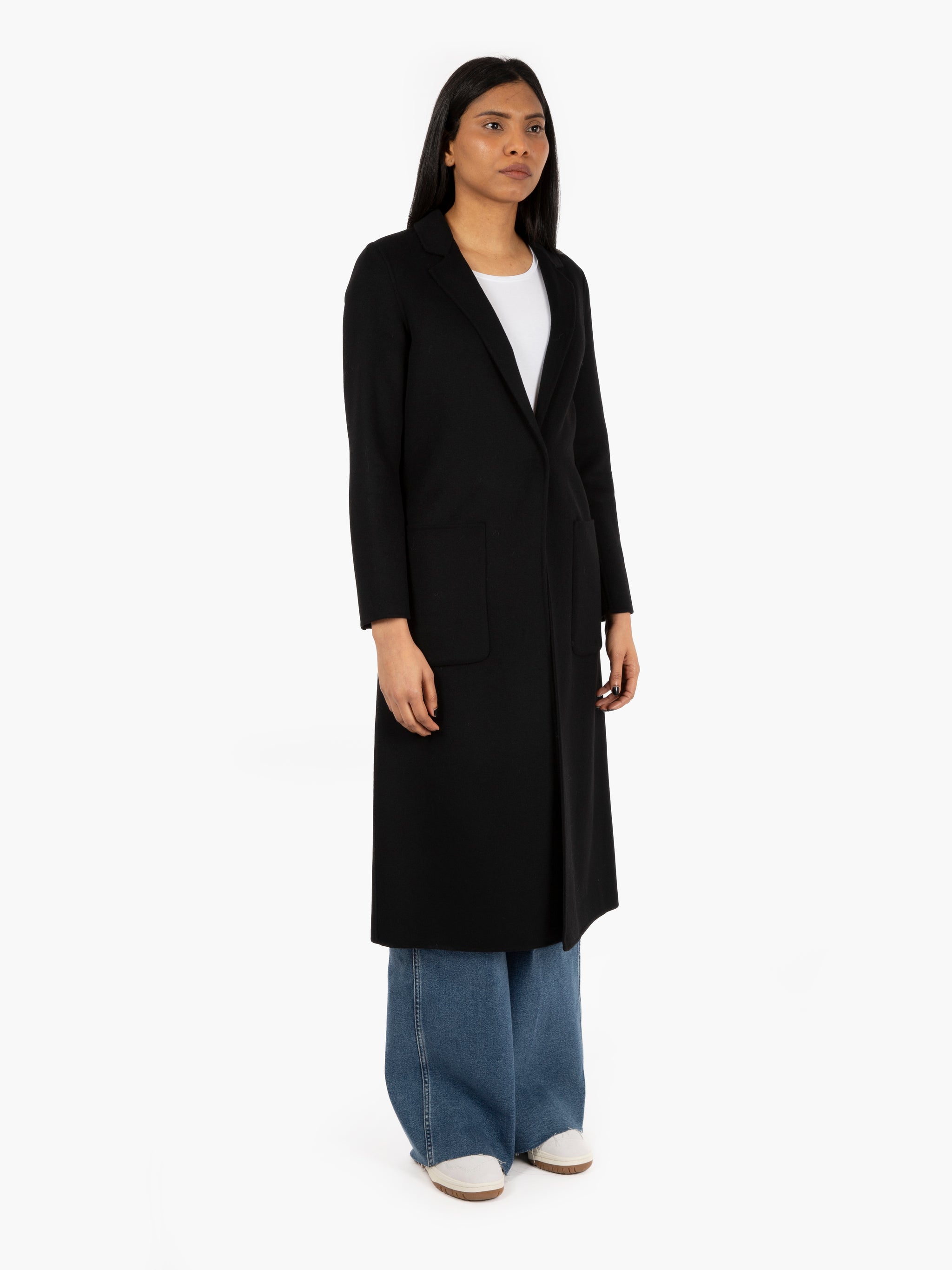 Cappotto lungo hand made nero