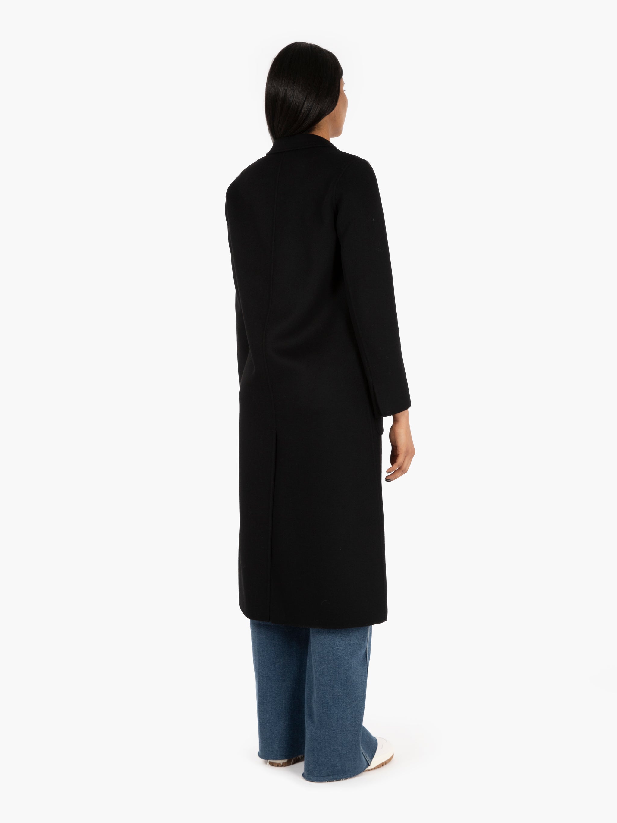 Cappotto lungo hand made nero