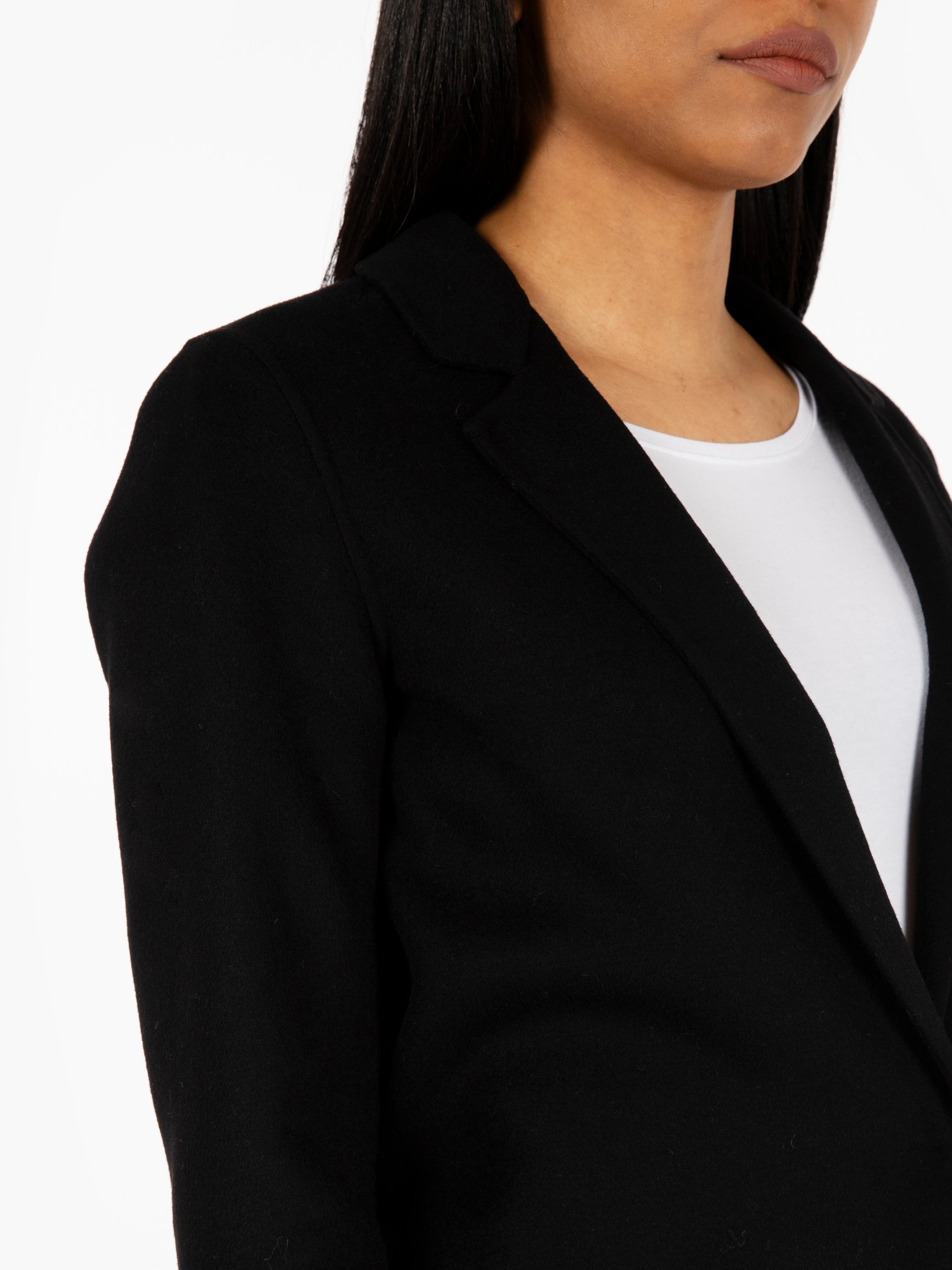 Cappotto lungo hand made nero