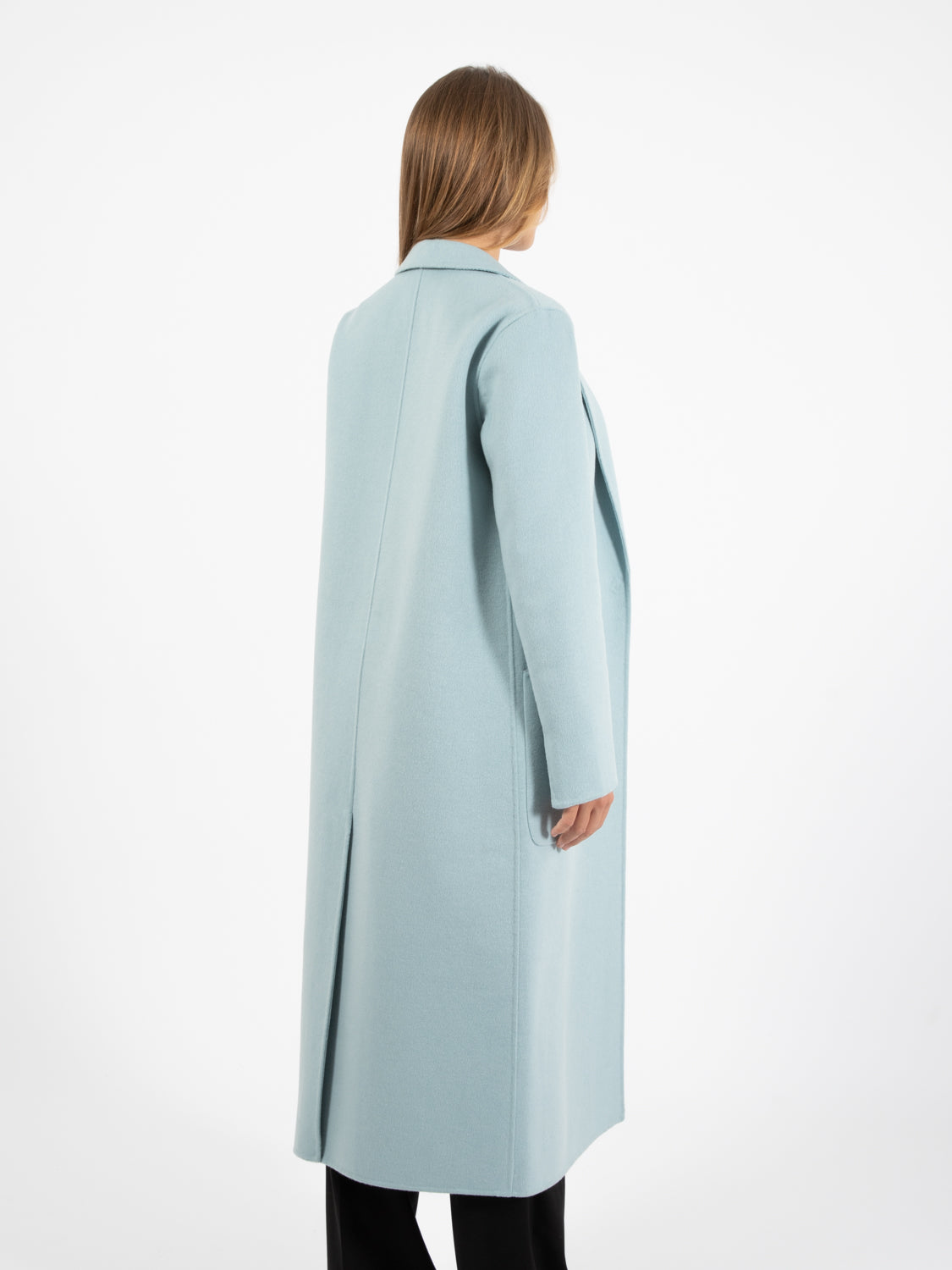 Cappotto lungo stretto polvere