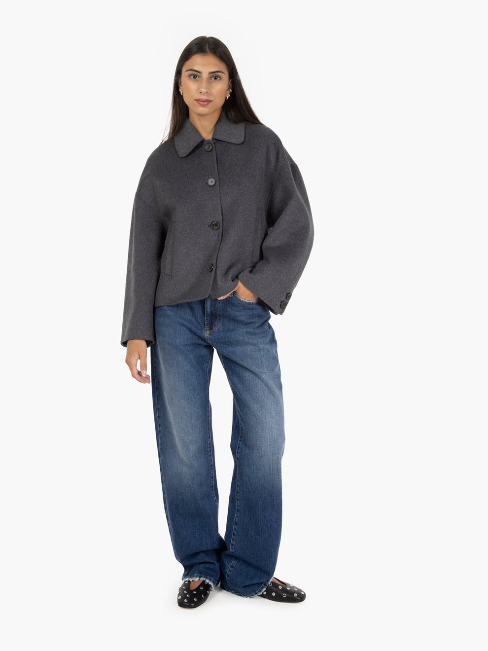 Grey Chanel jacket