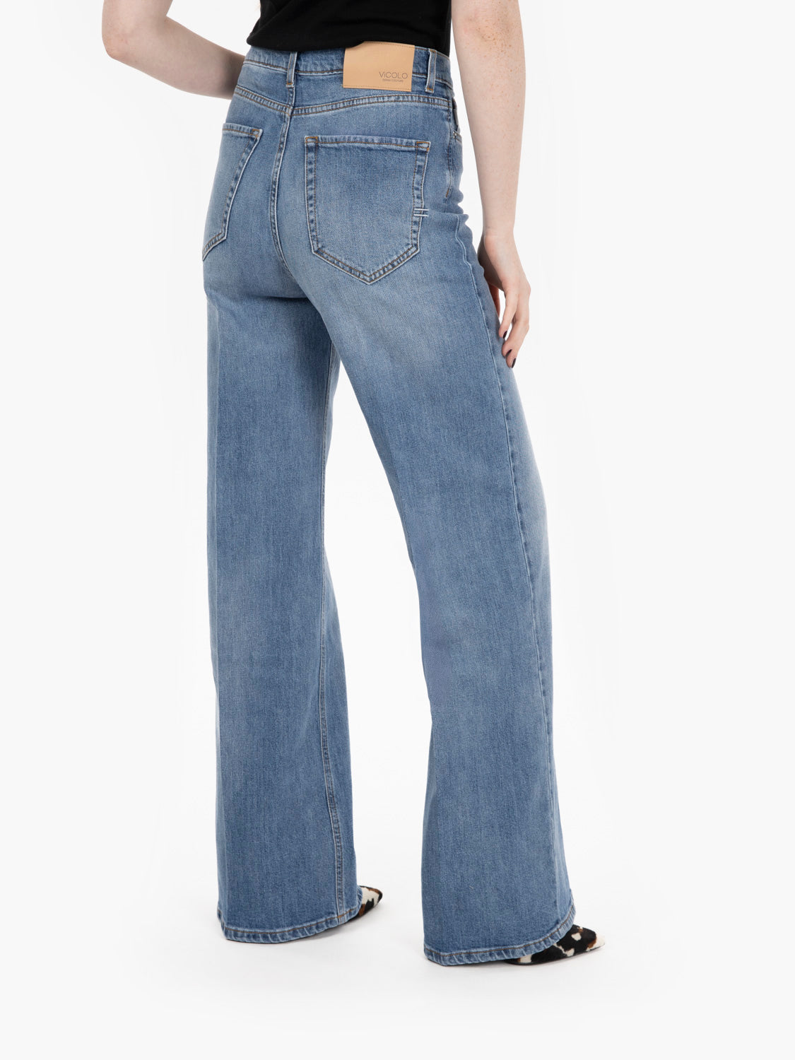 Lexie blue palazzo jeans