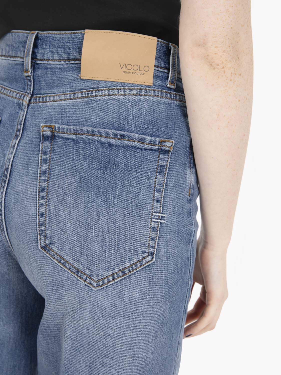 Lexie blue palazzo jeans