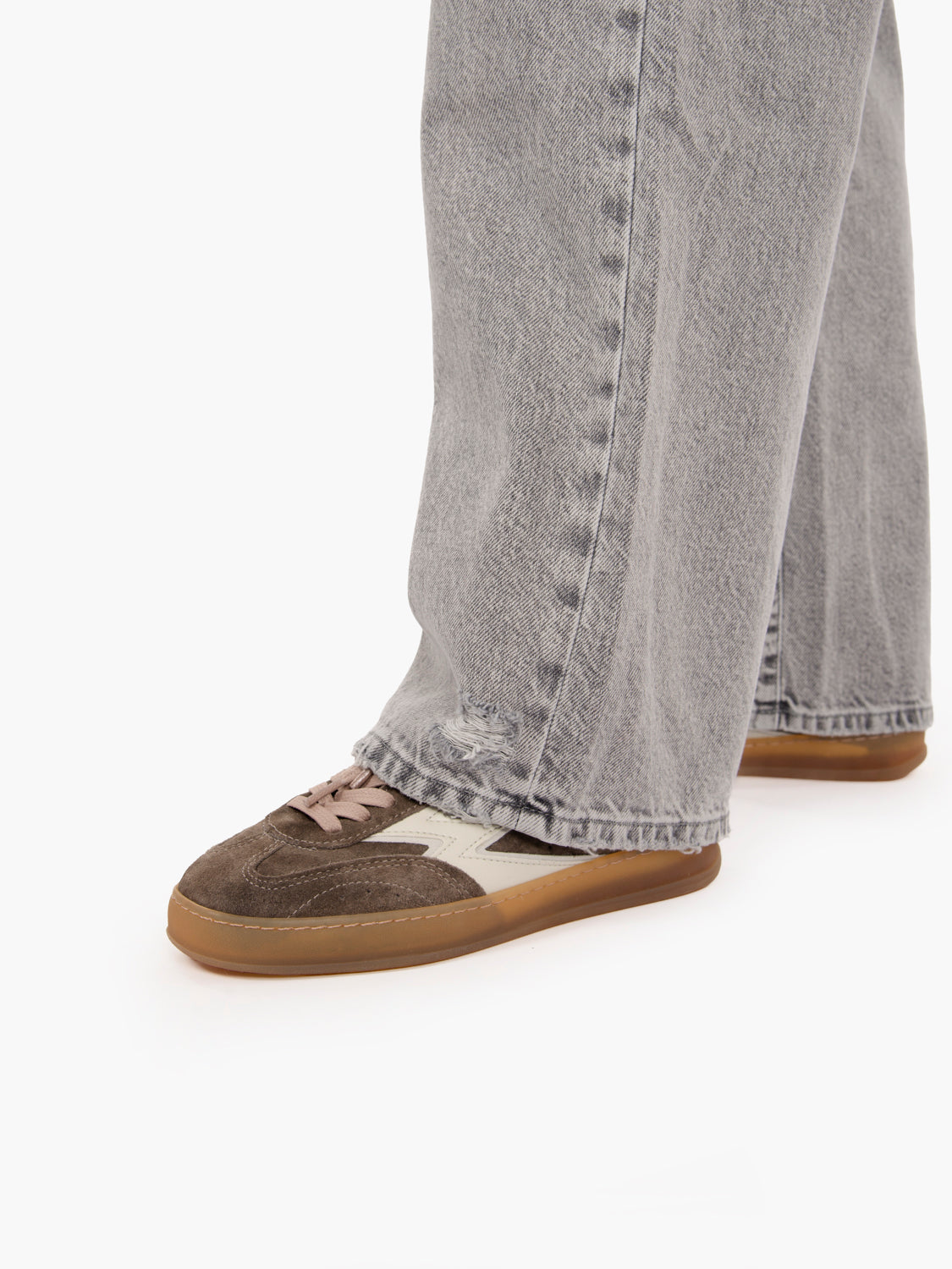 Jeans ampi Alex denim grigio