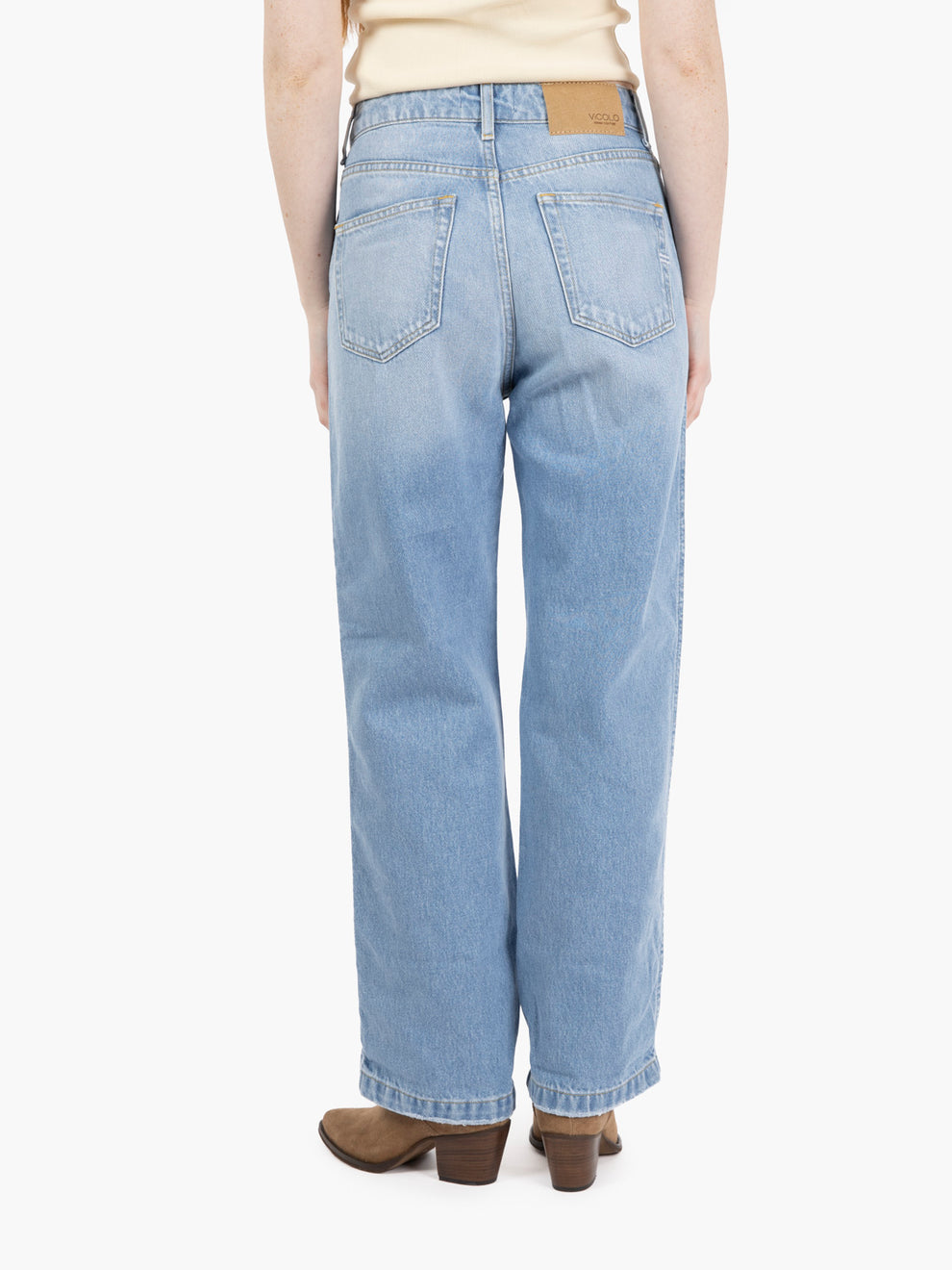 Jeans chiaro Kate straight azzurro