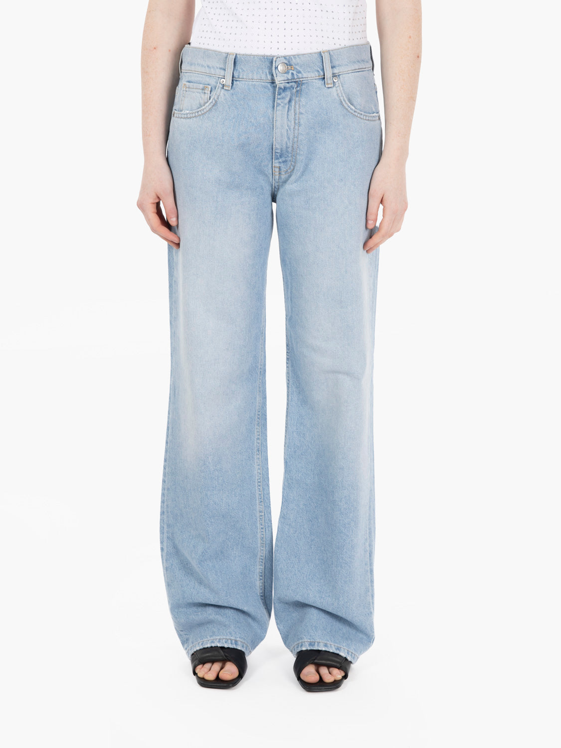 Jeans gamba dritta Alex denim chiaro