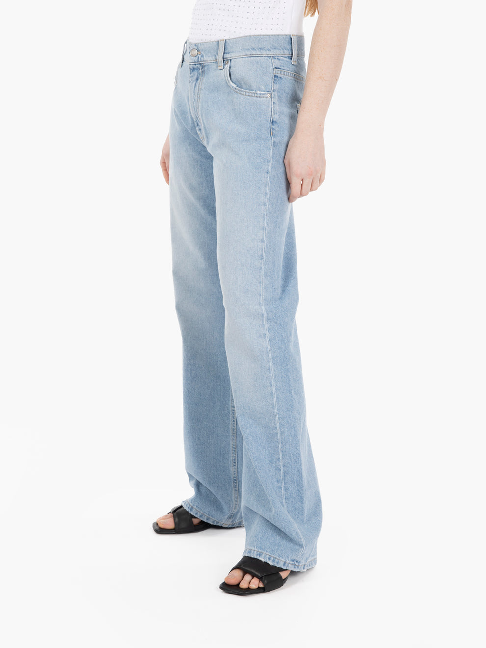 Jeans gamba dritta Alex denim chiaro