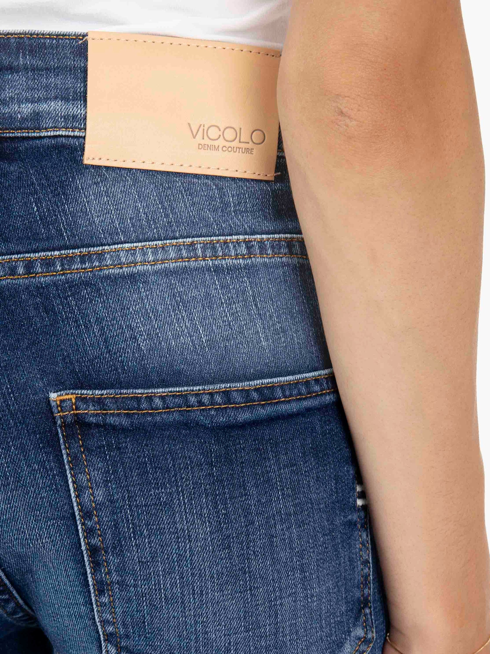 Jeans skinny Daisy denim blu