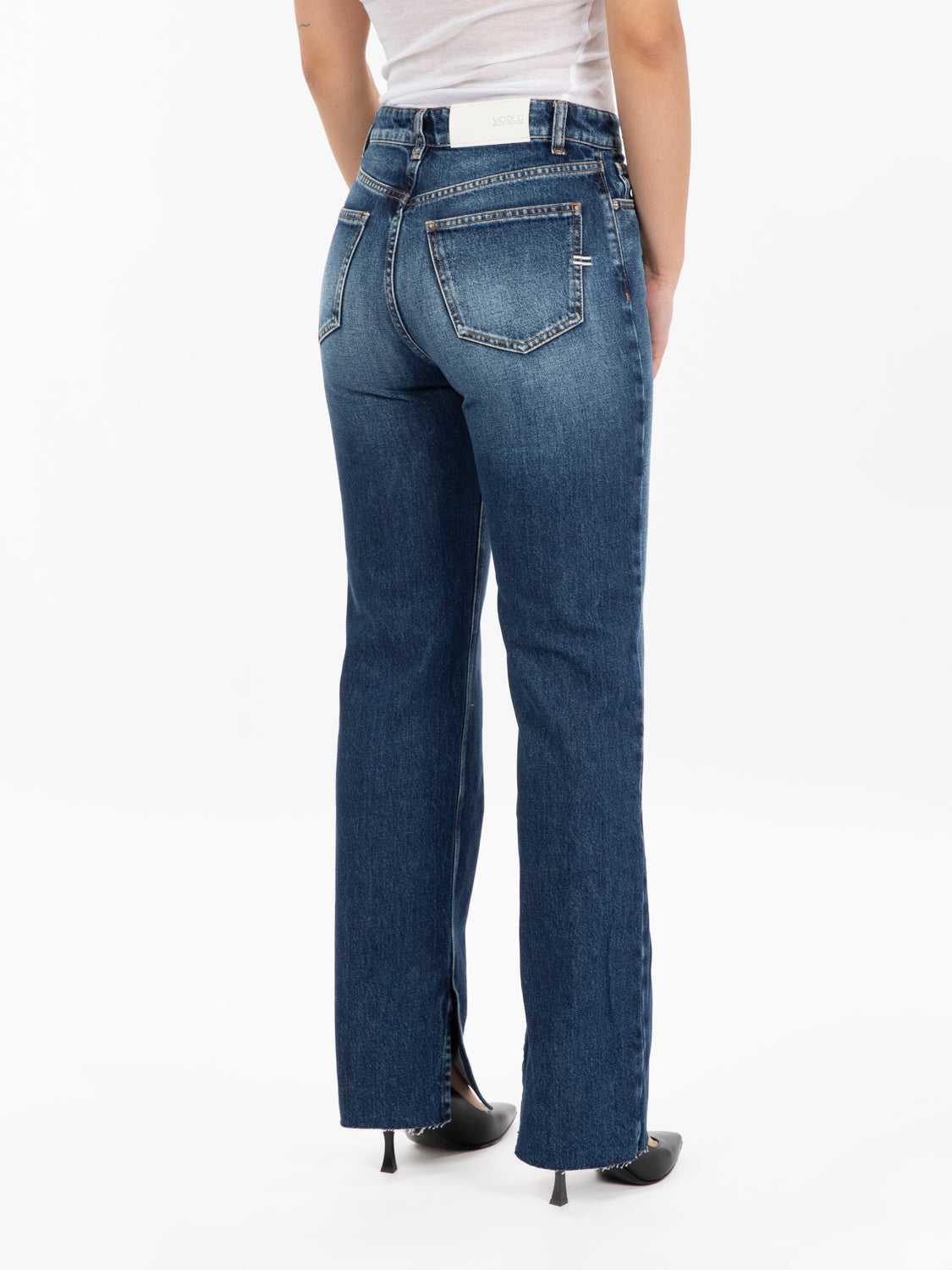 Jeans straight fit Tamara blu