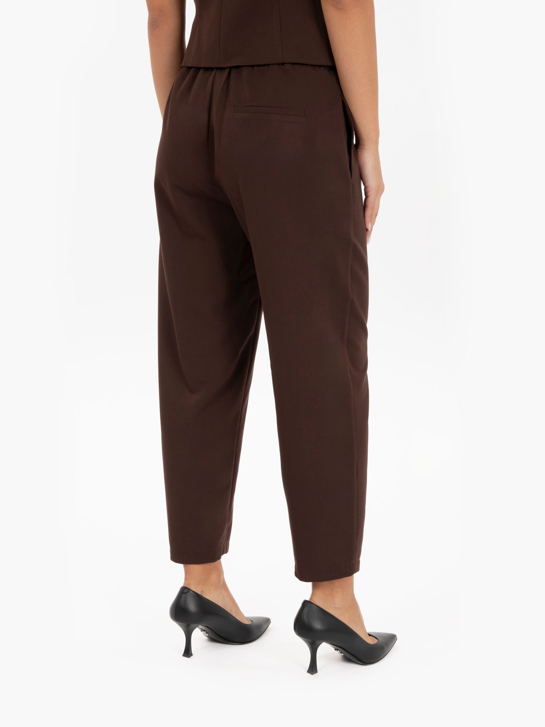 Pantaloni dritti moro