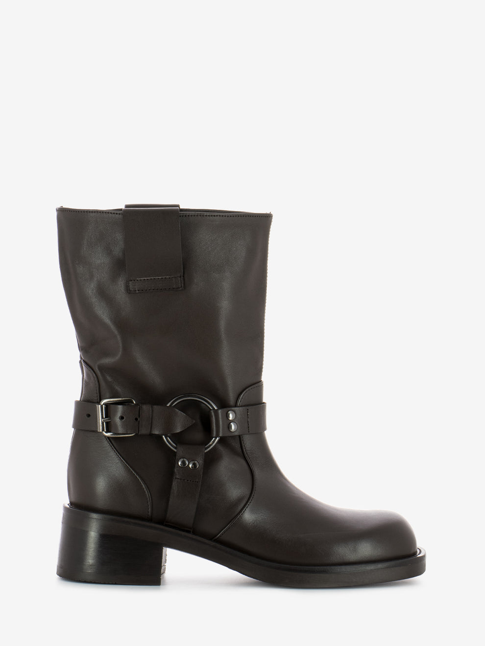 Stivale biker 981 Kansas testa di moro