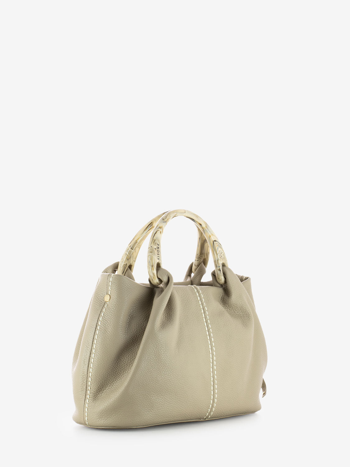 Borsa California a mano greige