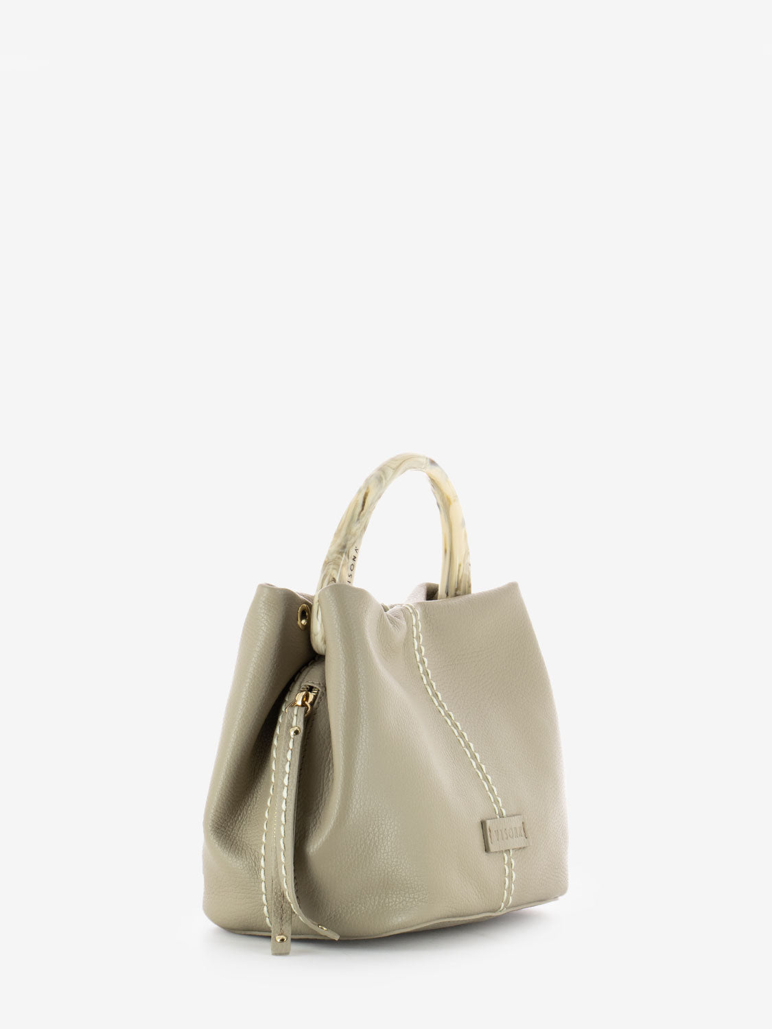 Borsa California a mano greige
