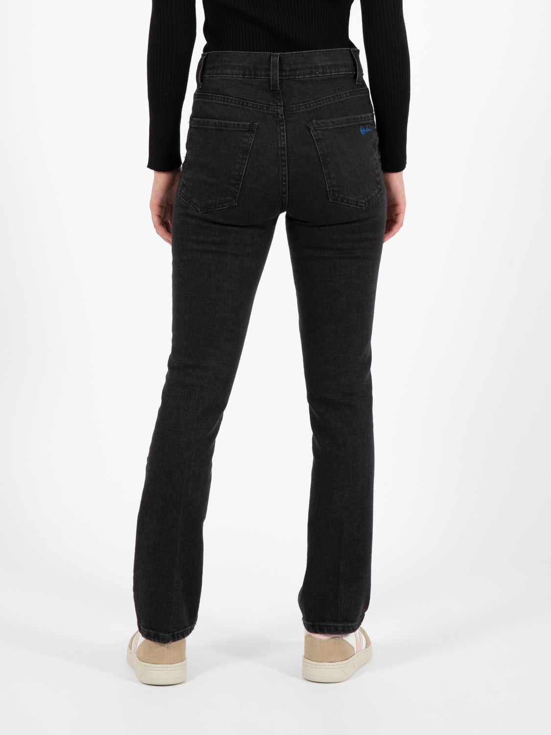 Jeans a vita alta Electra nero