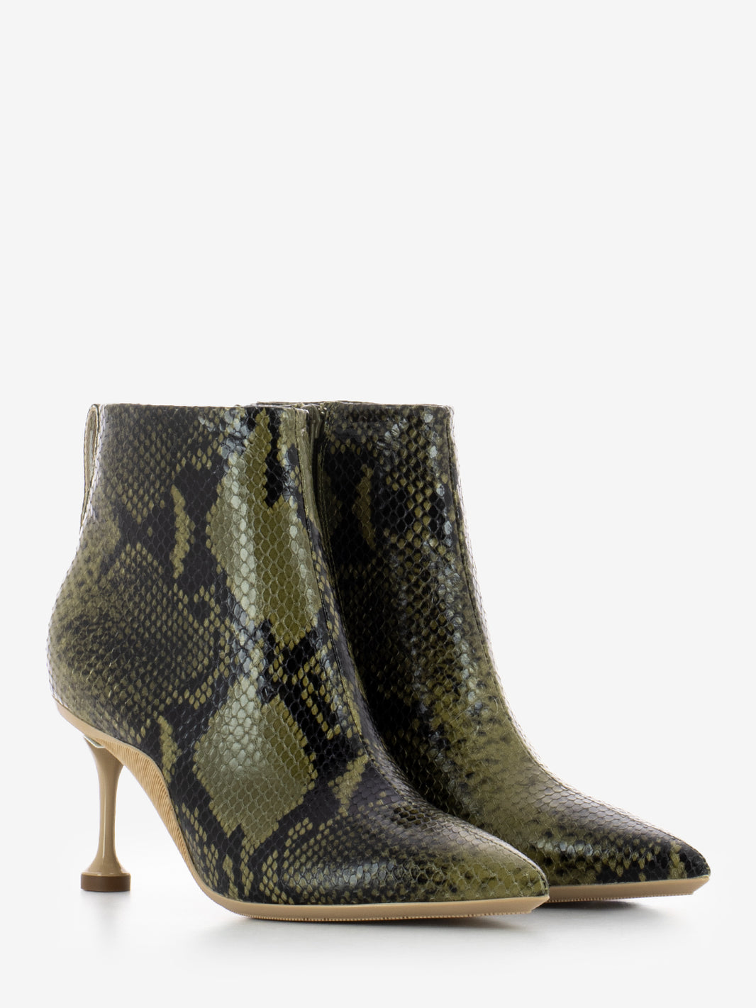Cosmo Booty printed snake army green