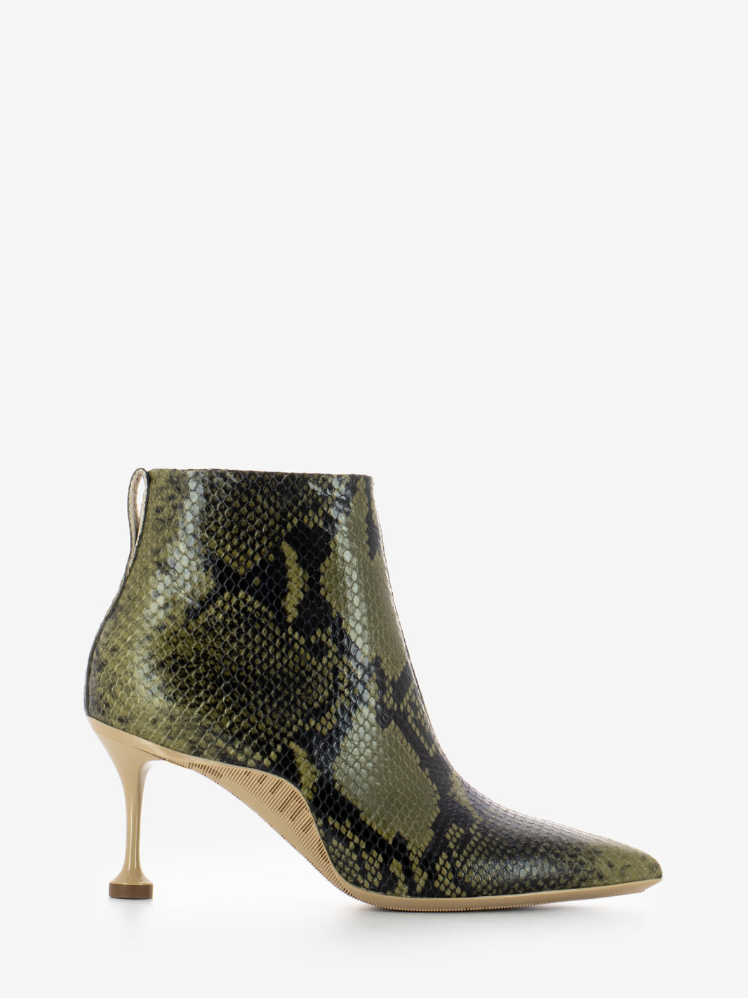 Cosmo Booty printed snake army green