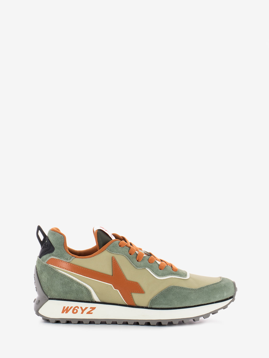 Sneakers Jet2 suede nylon vintage militare / stone