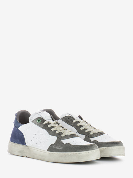 Sneakers Hyper leather white / grey / forest