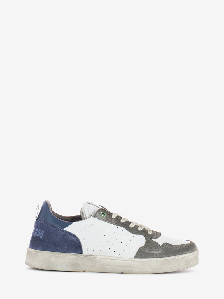 WOMSH - Sneakers Hyper leather white / grey / forest