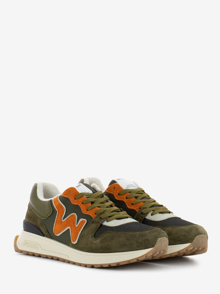 Sneakers Wise leather orange