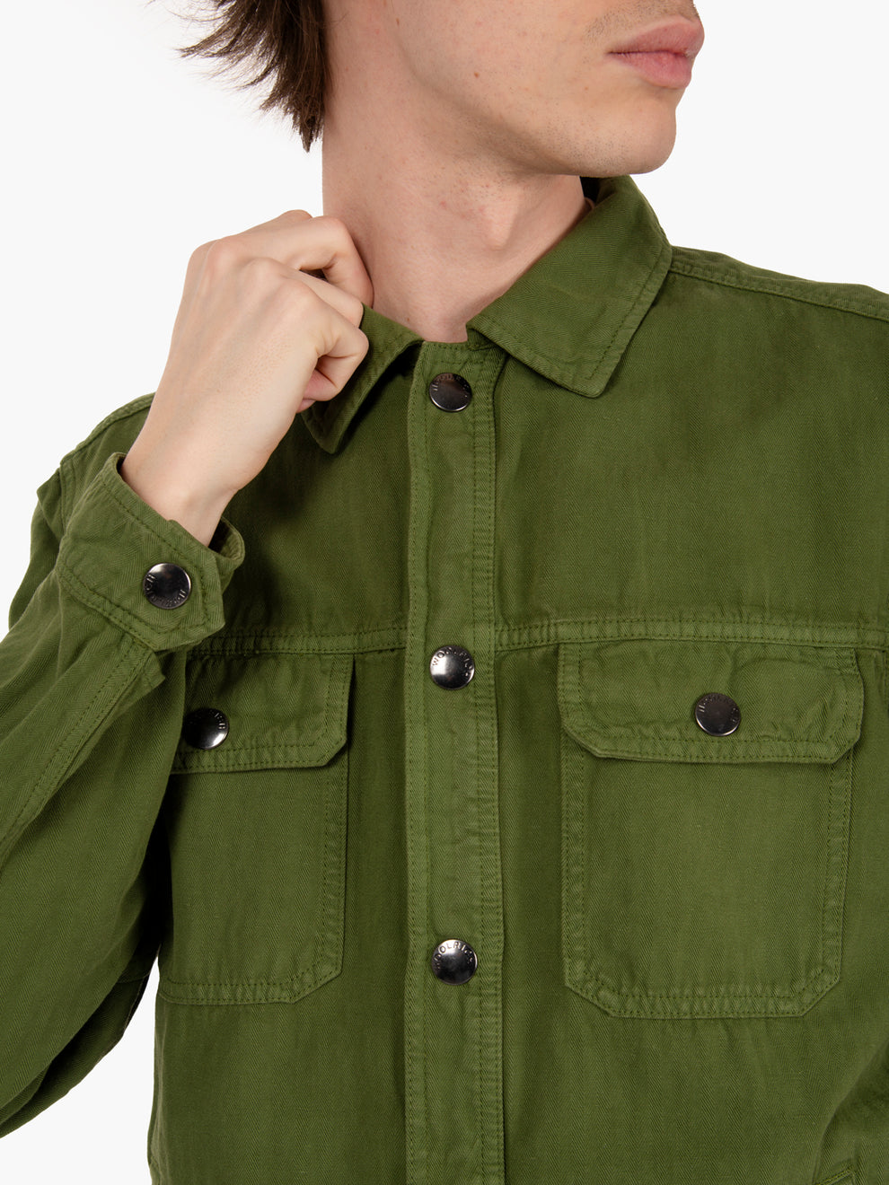 Cotton hemp overshirt GD cypress