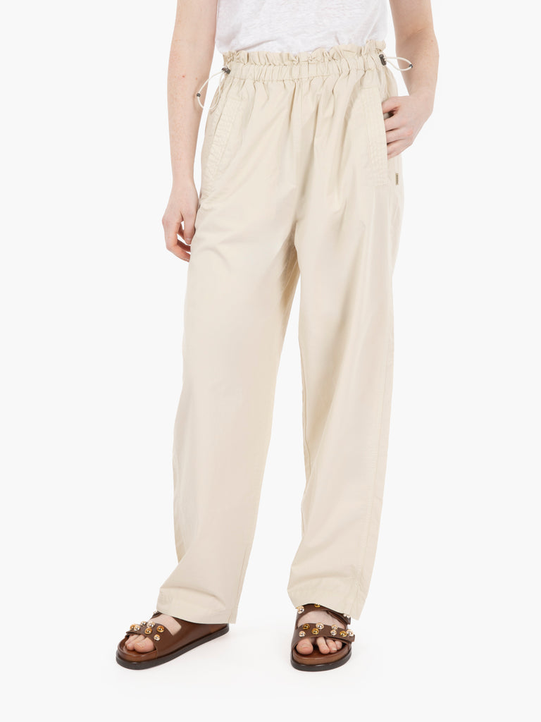 WOOLRICH - Drawstring pant light oak