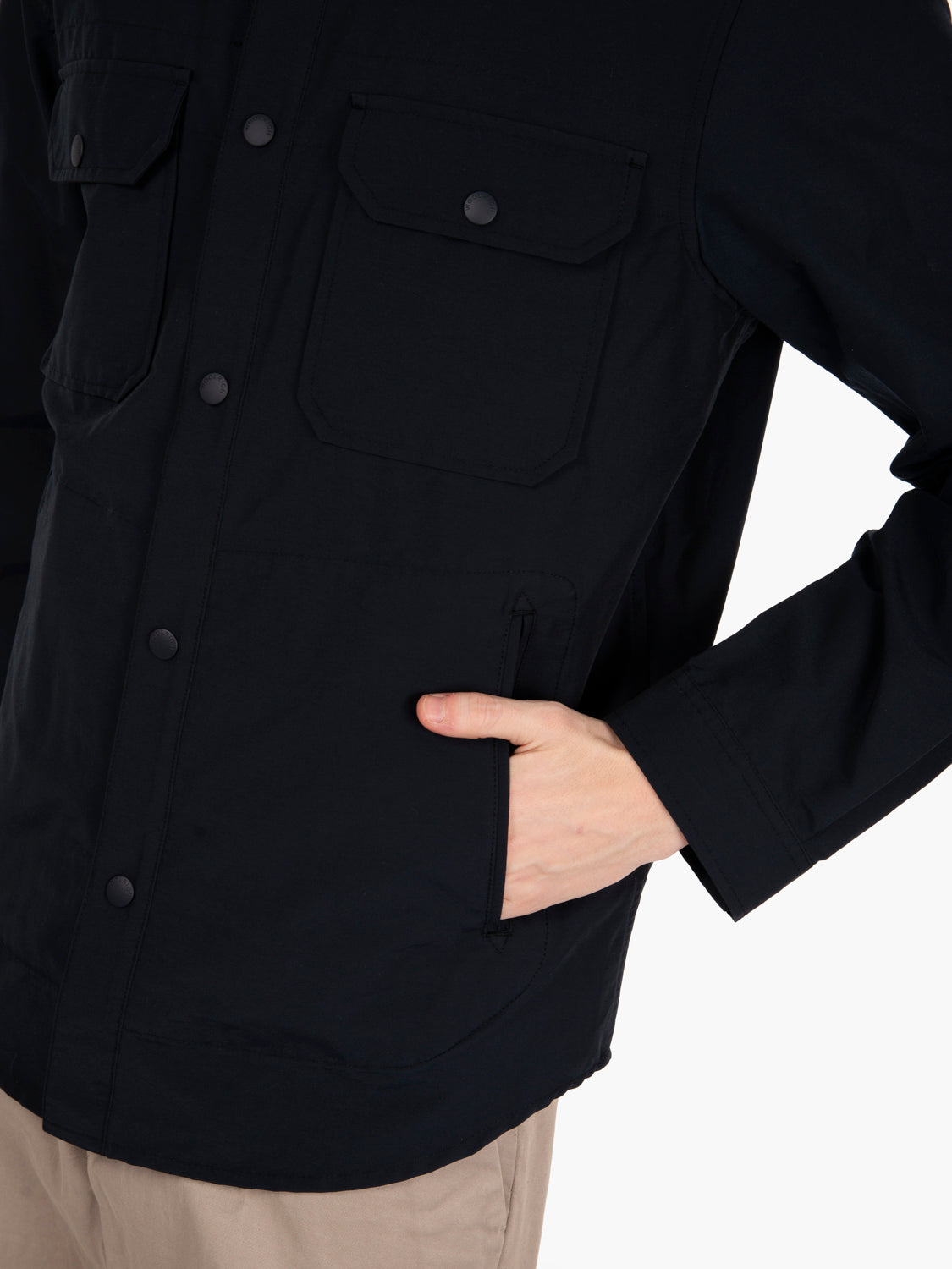 Light Ramar overshirt melton blue
