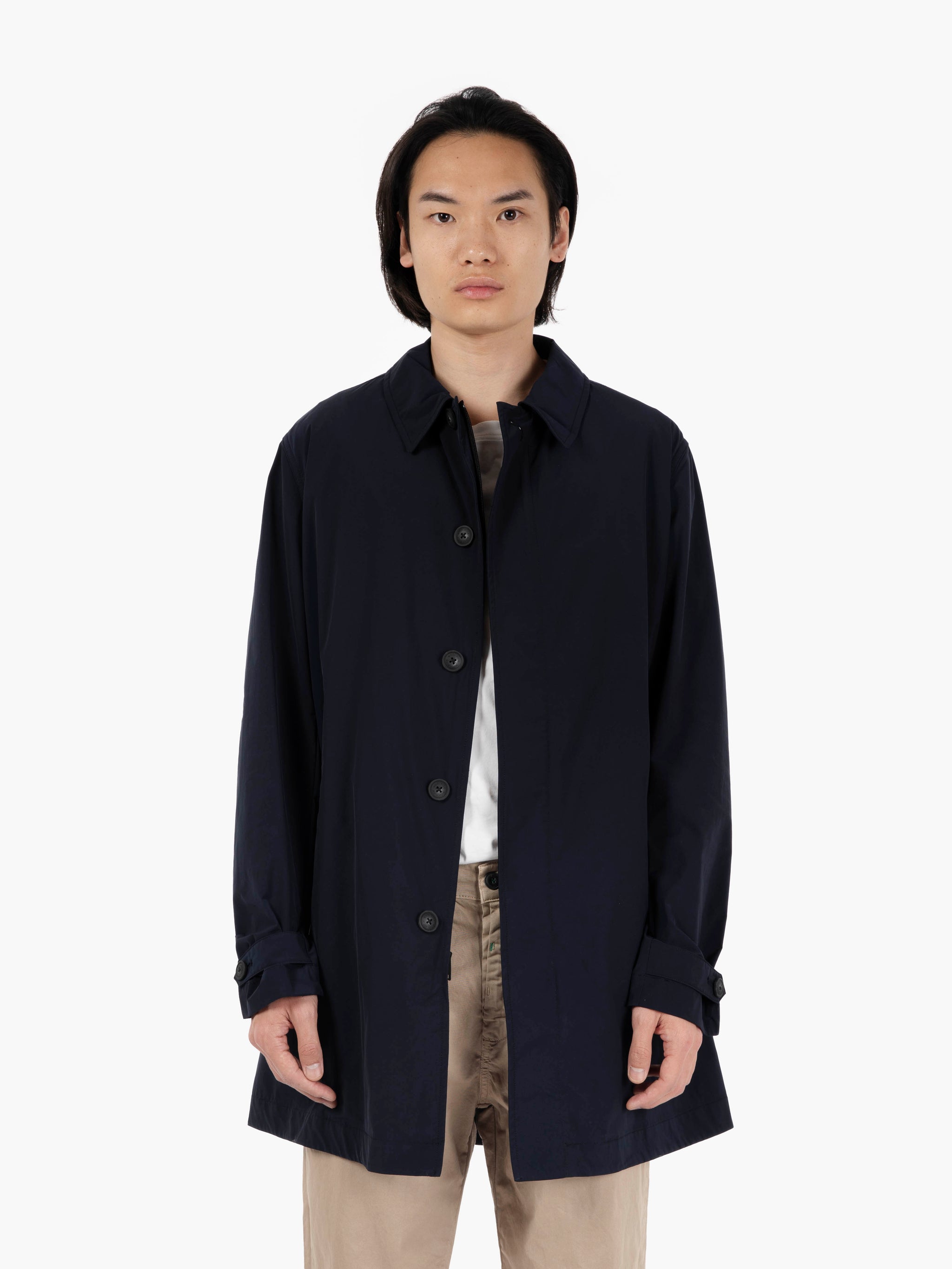 New City carcoat melton blue