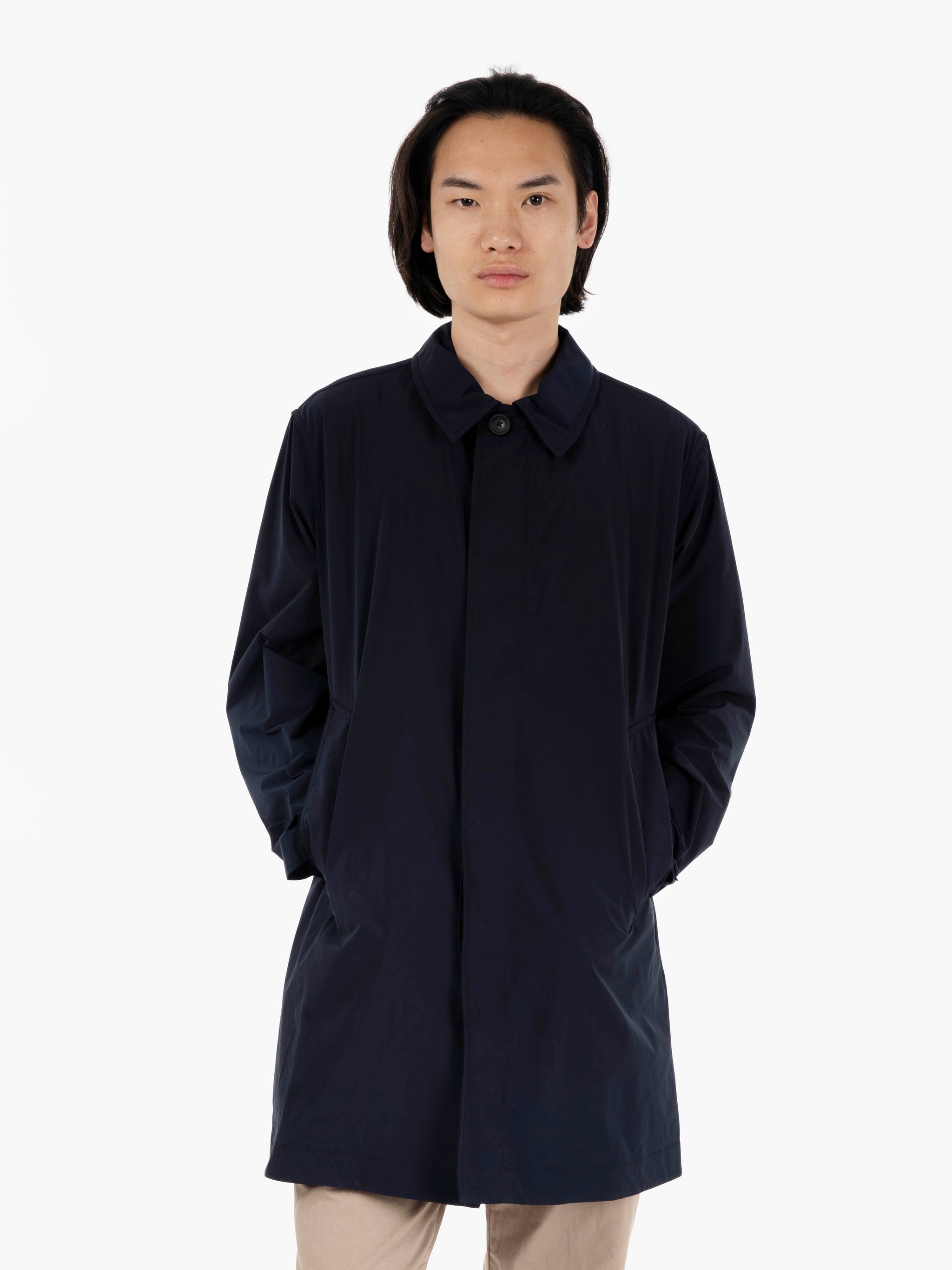 New City carcoat melton blue