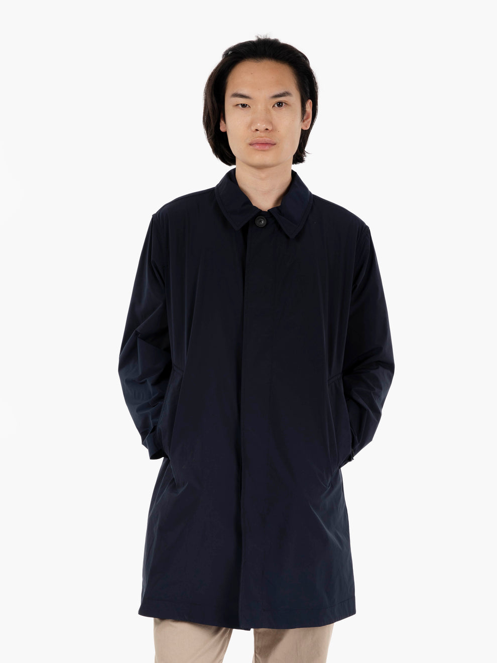New City carcoat melton blue