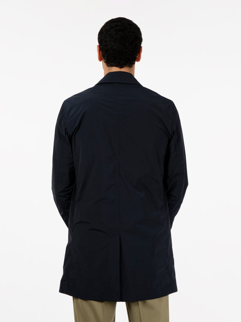 WOOLRICH - New City carcoat melton blue