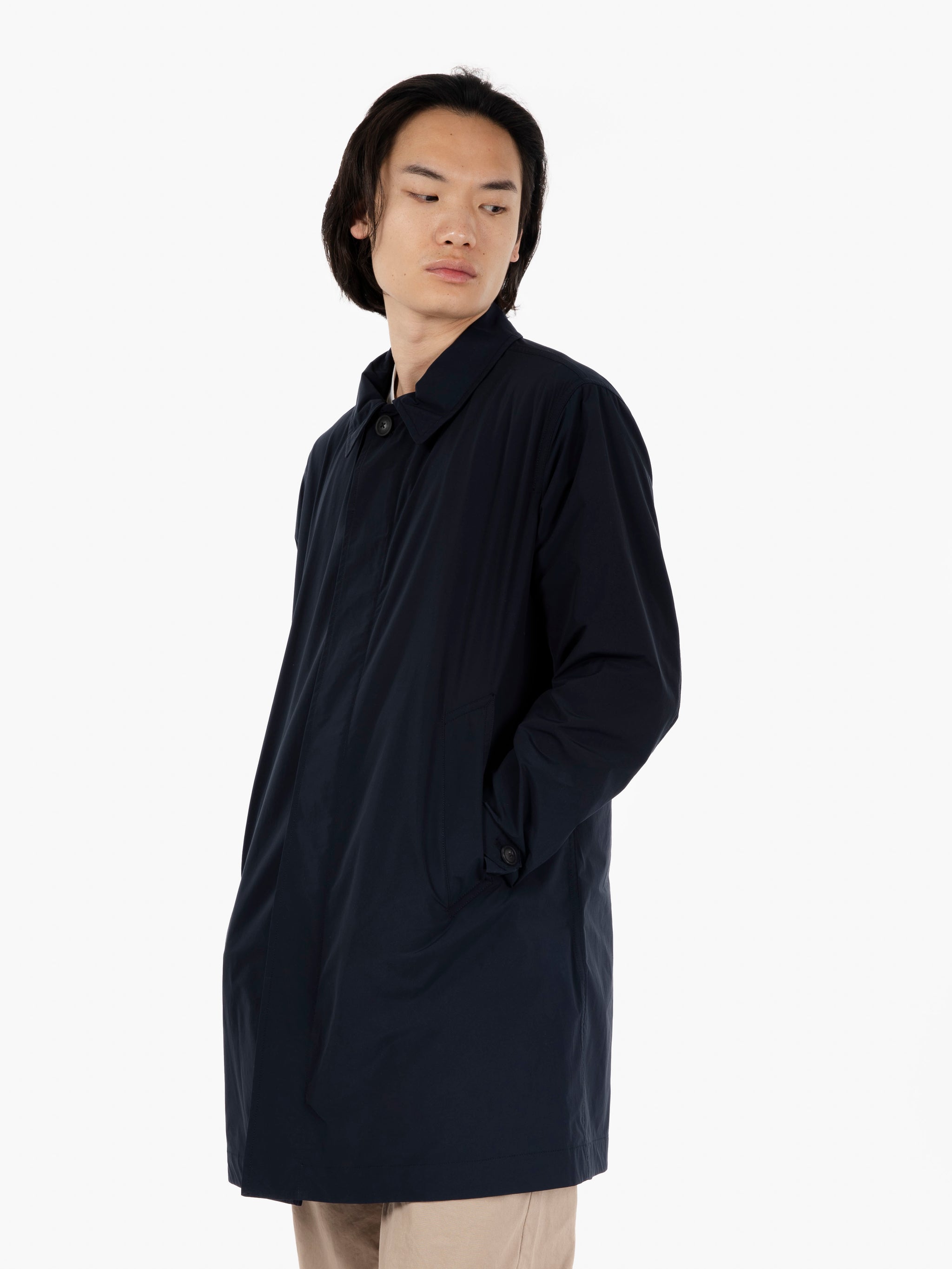 New City carcoat melton blue