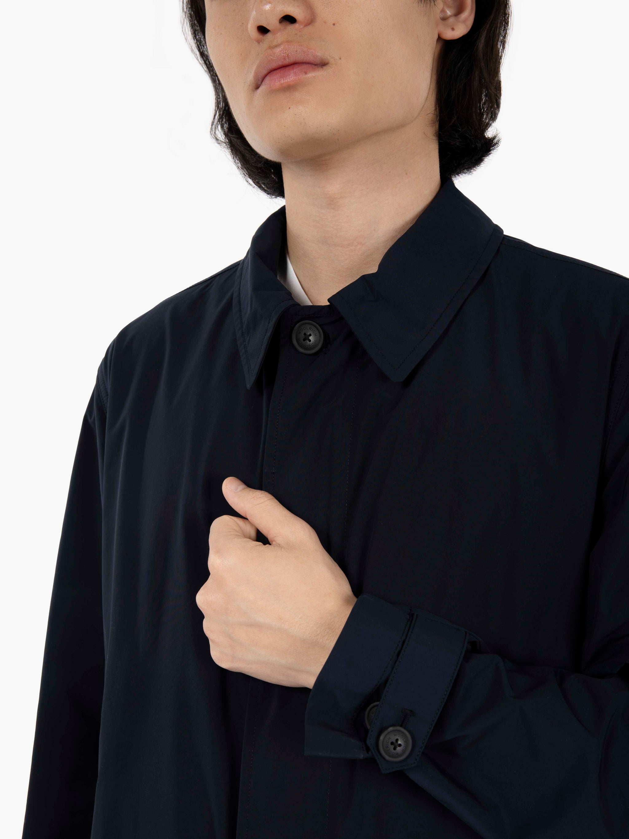 New City carcoat melton blue