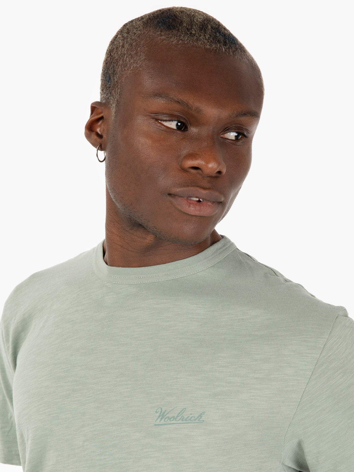 Slub t-shirt chinois green