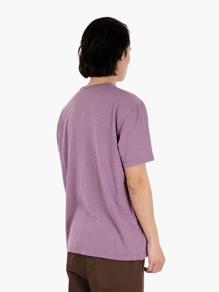 WOOLRICH - Slub t-shirt grapeade