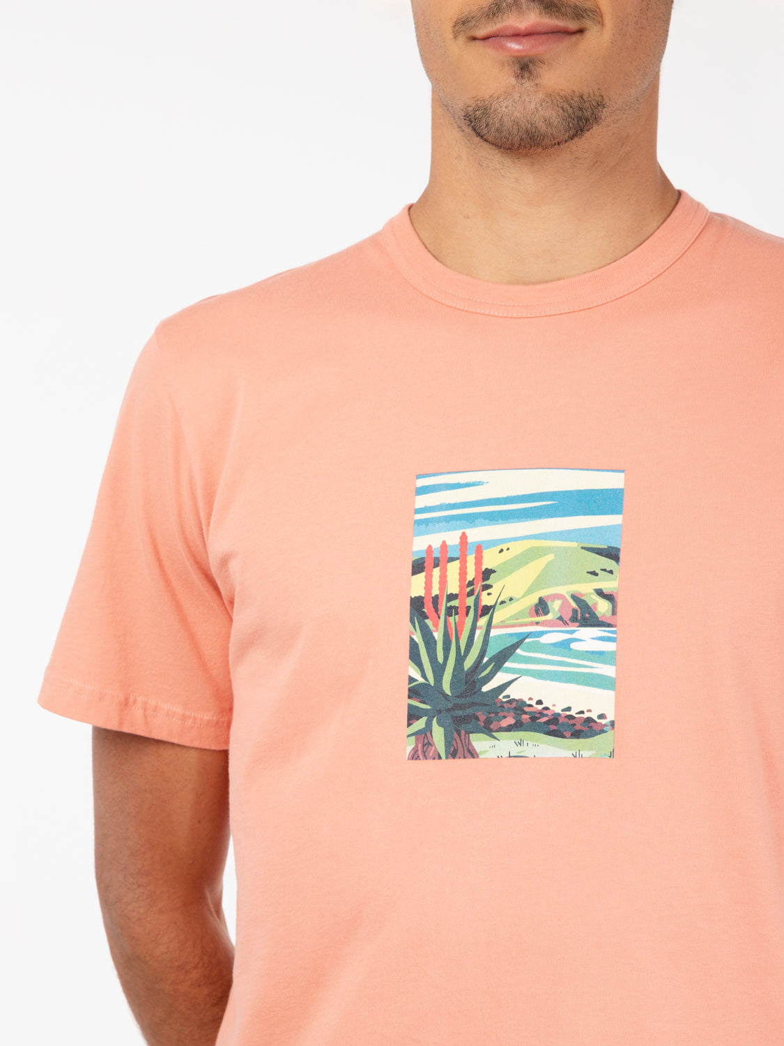 T-shirt landscape coral sand