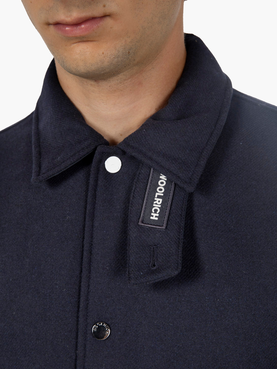 Wool Keating hirt jacket melton blue