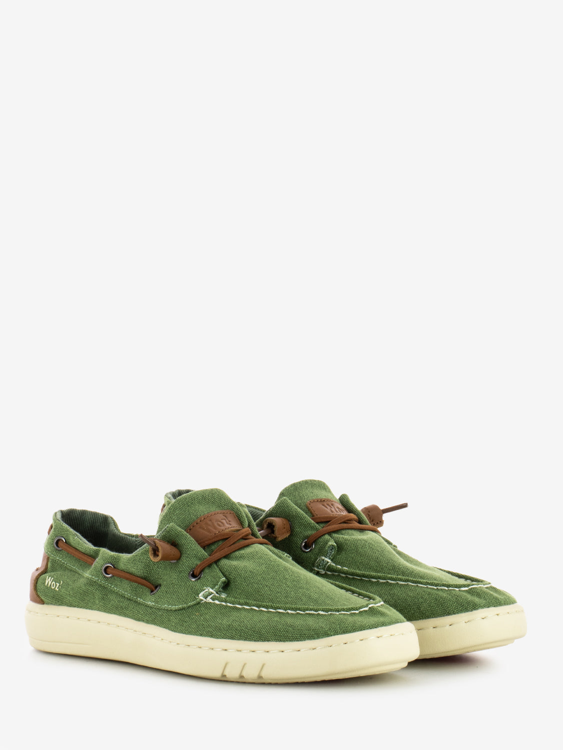 George canvas green shoe