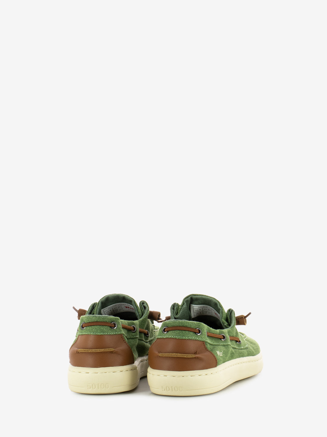 George canvas green shoe