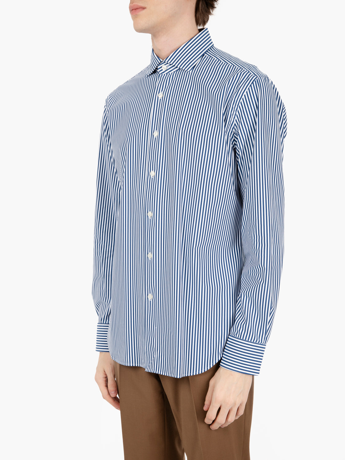 Camicia Active a righe bianco / blu