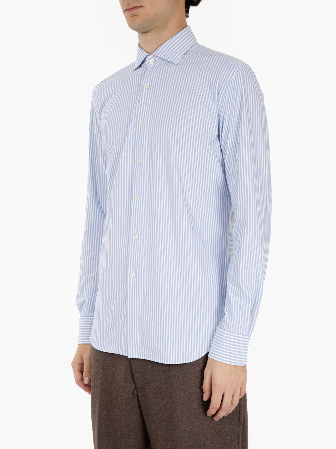 Camicia active a righe blue