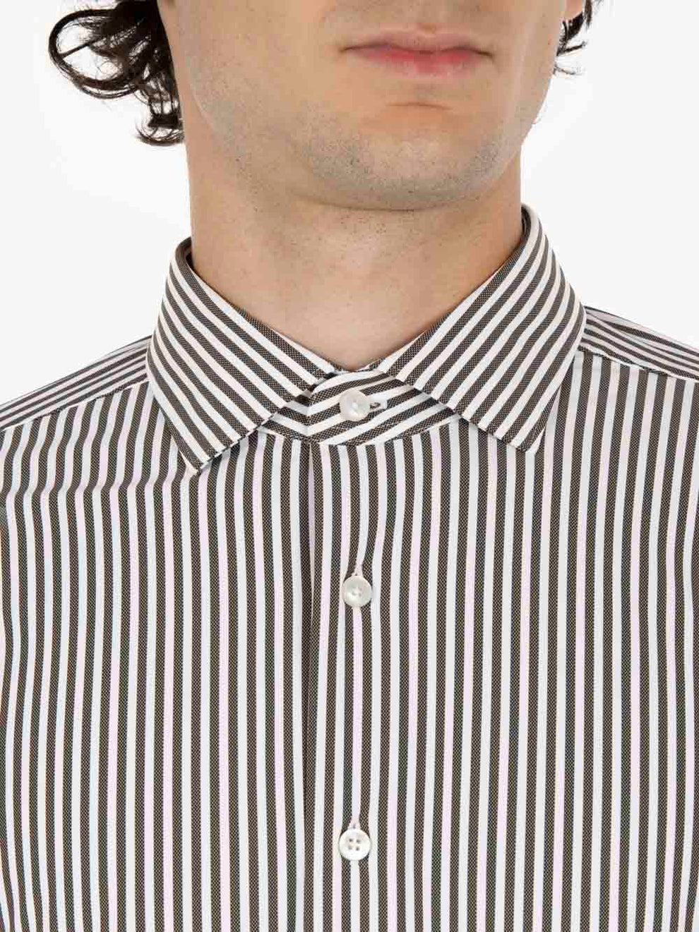 Camicia active a righe moro