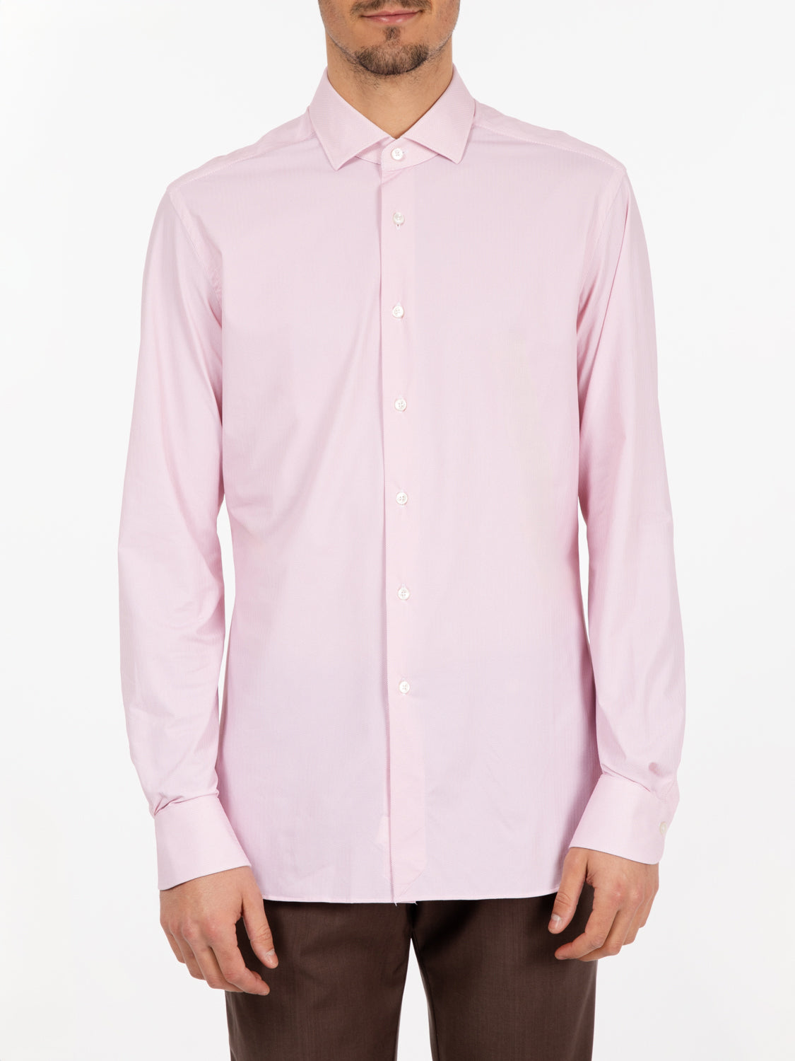 Active Oxford Effect Shirt Pink