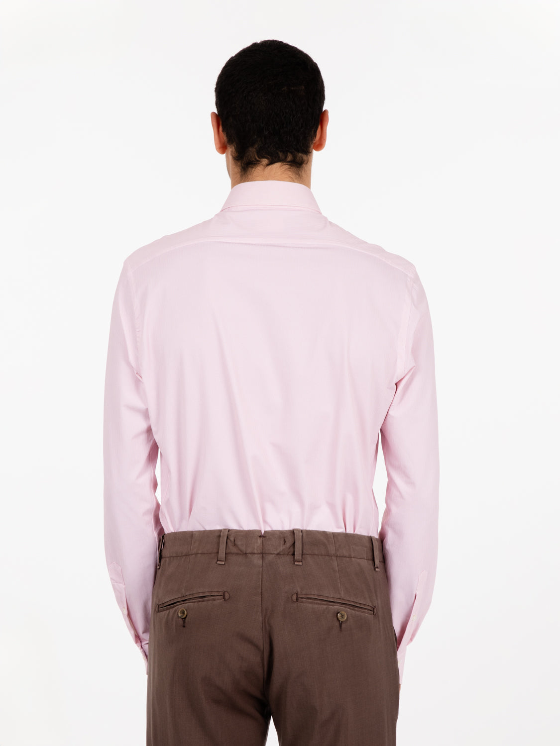 Active Oxford Effect Shirt Pink
