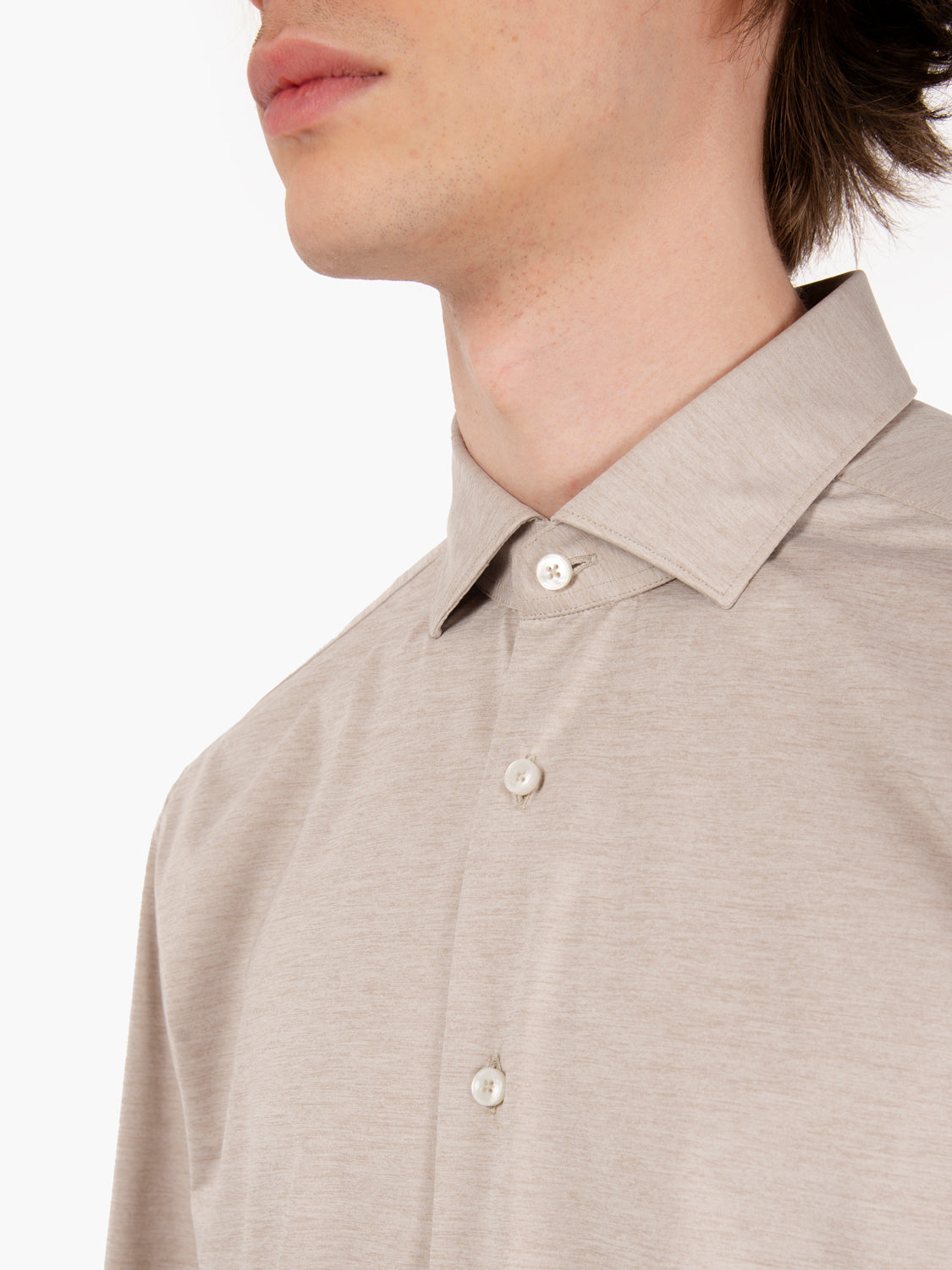Camicia Active fiammato beige
