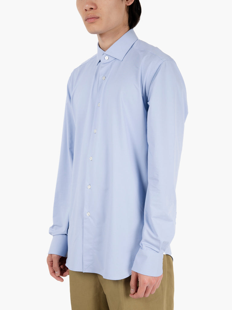 XACUS - Camicia Active microfantasia blue