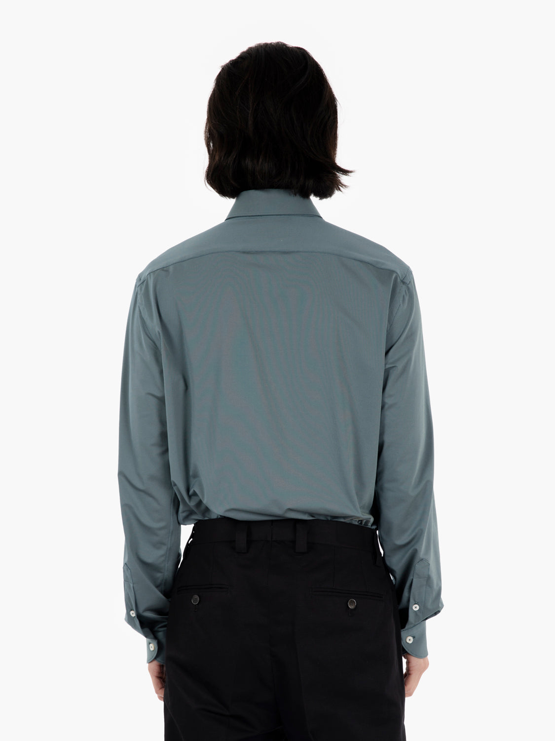 Green active shirt tailor fit shirt