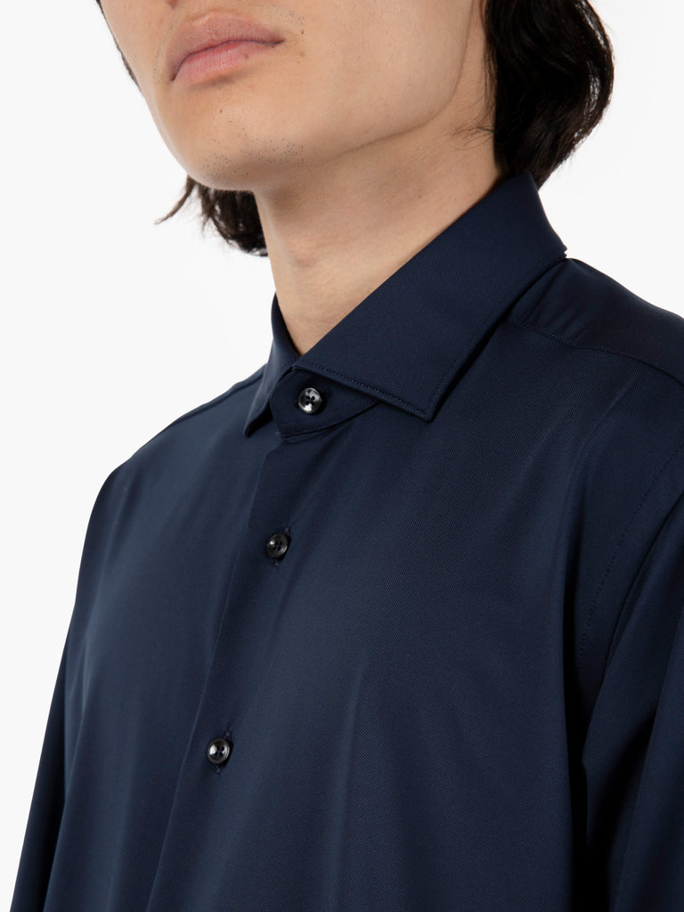 XACUS - Camicia active tailor fit blu